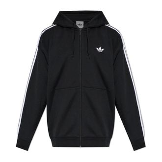 adidas Hoodie - Heren - Vesten met rits - Zwart - L - Katoen - Hoodies & sweatvesten