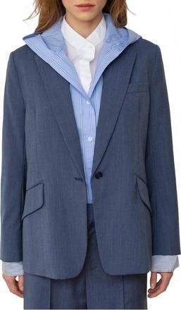 WE-AR4 Venue Blazer In Smoke Blue
