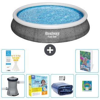 Bestway Piscina Bestway Fast Set Redonda - 396x84 Cm - 7-piezas S181