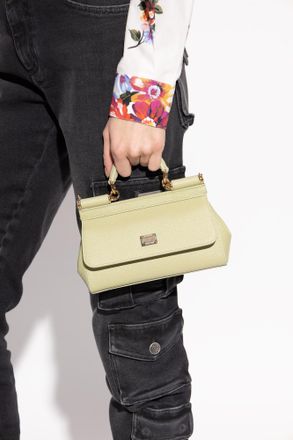 Dolce & Gabbana Sicily Mini Handbag, Womens, Green