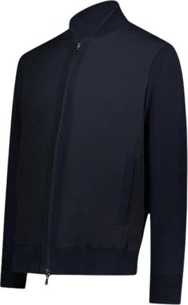 Paul & Shark Jassen, Heren, Zwart, S, Wol, Bi-Material Jas
