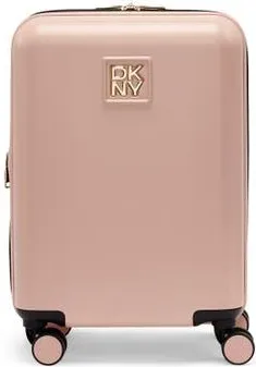 DKNY Expandable Hardshell 21 Lightweight Carry On Suitcase With Spinner Wheels in Blush at Nordstrom, Size Small