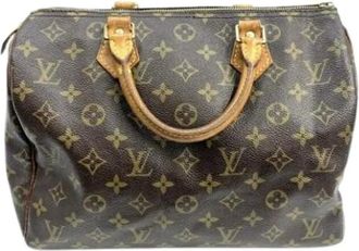 Louis Vuitton Pre-owned Handbags, female, Brown, Size: ONE SIZE Pre-owned Vintage Canvas Handbag