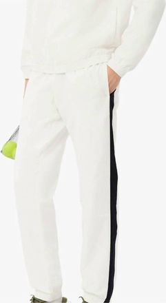 Lacoste Mens Sport Tennis Joggers In White