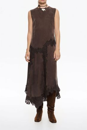 Bimba & Lola Lace sleeveless dress in Dark Brown at Nordstrom, Size X-Small Eu