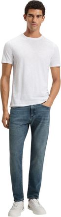 HUGO BOSS Heren Delaware Denim Slim Jeans (Blauw)
