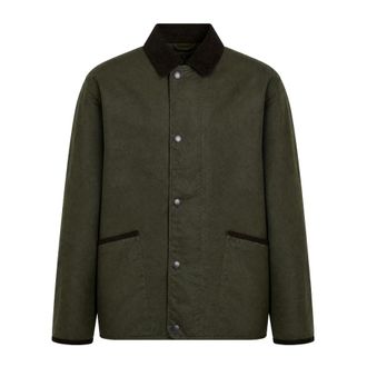 Barbour Chaqueta Corta Liddesdale de Cera - Jackets - Mujer - Verde - 2XS