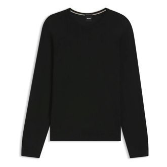 HUGO BOSS Truien & Vesten, Heren, Zwart, 3Xl, Wol, Leno-P Trui
