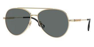 Burberry BE3147 Polarized 110981 Womens Sunglasses Gold Size 58