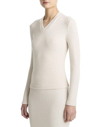 Vince Cozy High V-Neck Sweater