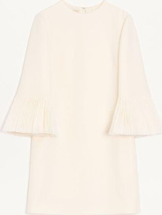 Valentino Embroidered Crepe Couture Short Dress Wo