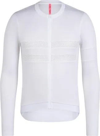 Rapha Brevet Long Sleeve Merino Jersey III Velotrikot f&uuml;r Herren | wei&szlig;