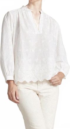 Trovata Bailey Blouse In Broderie Anglaise