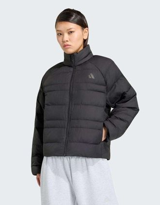 adidas Essentials - Giacca isolante ripiegabile nera-Nero