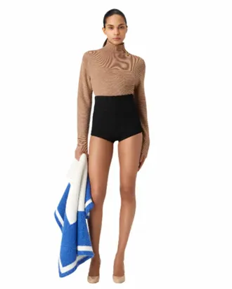 Gauge81 Cordo Knitted Shorts In Black