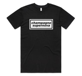 Sanfran Clothing Champagne Supernova Top Britpop UK 90s 00s Merch Tour Rock Band 2025 Sunshine Going Unisex T-Shirt Tee Extra Large/Black