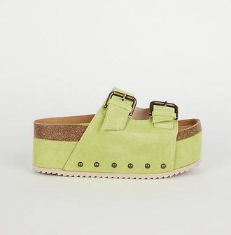 Intentionally blank Cooper-2 Platform Slide Sandals