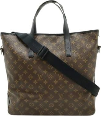 Louis Vuitton Pre-owned Tote Bags, male, Brown, Size: ONE SIZE Pre-owned Tote Bag