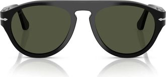 Persol Sunglasses Po3370 S 95/31 Black/Green Unisex