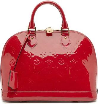 Louis Vuitton Borsa a mano Alma PM in pelle Vernis con monogramma 2013 - Rosa