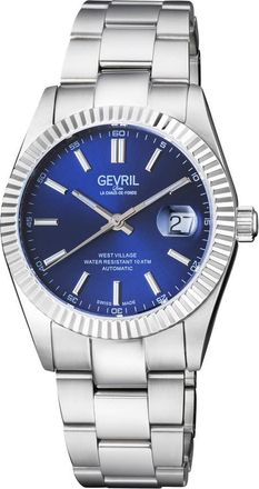 Gevril Group West Village Blue Dial Mens Watch 48920