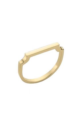 Monica Vinader Signature Thin Ring in Gold at Nordstrom, Size 6.75