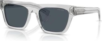 Prada Sunglasses, male, Gray, Size: 54 MM Rectangular Sunglasses
