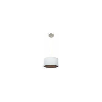 Fabrilamp Colgante Tatiana 1xe27 Niquel/blanco-oxido Regx30x30 Cm - Fabrilamp