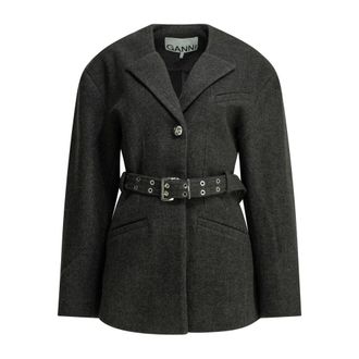 Ganni Donna, Giacche, Nero, S, new