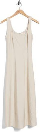 Current Elliott Sleeveless A-Line Midi Dress in Sand Stone at Nordstrom Rack, Size 10