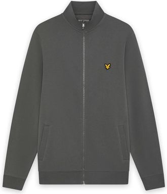 Lyle & Scott Sports Loopback Track Top - Heren - Vesten met rits - Grijs - L - Hoodies & sweatvesten