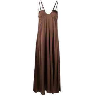 &Aacute;eron Strappy Maxi Dress - female - Aeron - Maxi Dresses - Brown - 2XS - Dresses