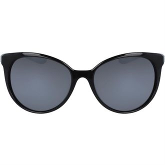 Nike Essence Logo ovale zonnebril (Zwart/Wit/Zilver)