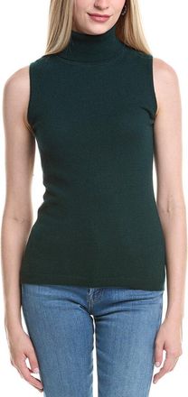 Forté Cashmere Turtleneck Cashmere Sweater Vest