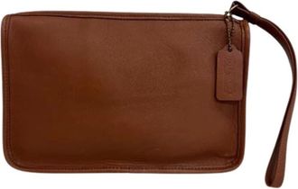 Coach unisex, Pre-owned, Bruin, Maat: ONE Size Leer