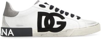 Dolce & Gabbana Mens Low-Top Sneakers White Calf Trainers