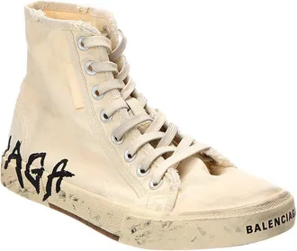 Balenciaga Paris High Top Canvas Sneaker