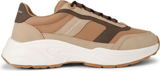 Kurt Geiger Mens Leon Sneakers - Tan - Size UK 11