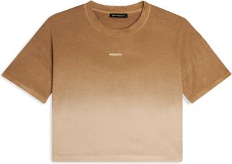 Freddy T-shirt girocollo corta in jersey dégradé