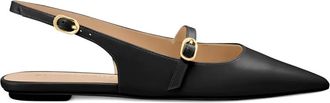 Stuart Weitzman Ballerine con cinturino posteriore - Nero