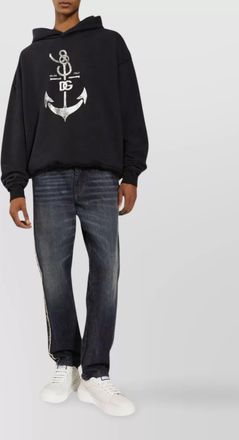 Dolce & Gabbana cotton relaxed-fit logo hoodie