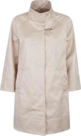 Fay Polyester High Collar Cape