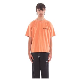 Misbhv Misbhv, Tops, Heren, Oranje, XL, Katoen, Community T-Shirt