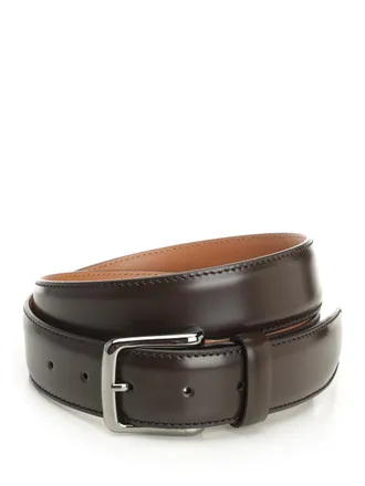 Tod's Soft Leather Belt Cinture Marrone-Uomo
