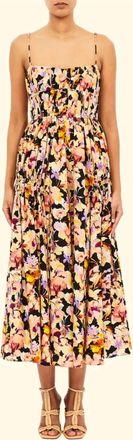 Ulla Johnson Vidri Cotton Cami Dress In Night Bloom