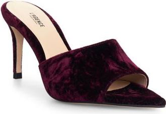 L'agence Open Toe Sandal in Burgundy at Nordstrom, Size 36.5