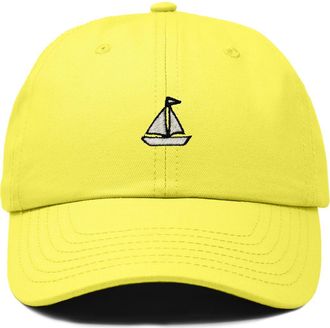 Dalix Sail Dad Cap in Yellow at Nordstrom