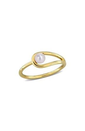 Delmar Cultured Freshwater Pearl Ring in White at Nordstrom Rack, Size 6