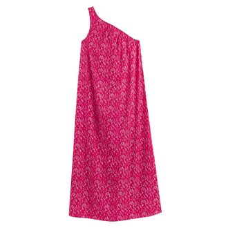 La Redoute Collections Lange asymmetrische jurk met 1 schouderbandje