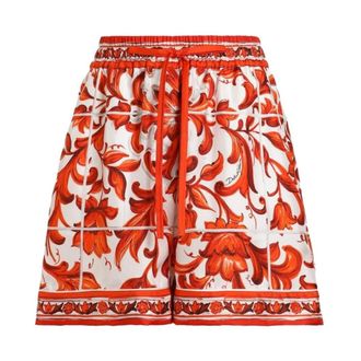 Dolce & Gabbana Shorts Estampado Maiolica - Shorts - Mujer - Multicolor - L